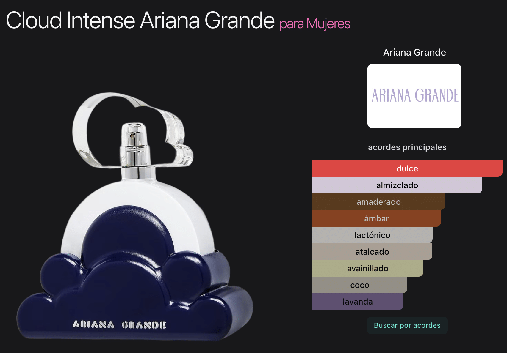 Ariana Grande Cloud Intense 3.4 oz Eau De Parfum - Imagen 2