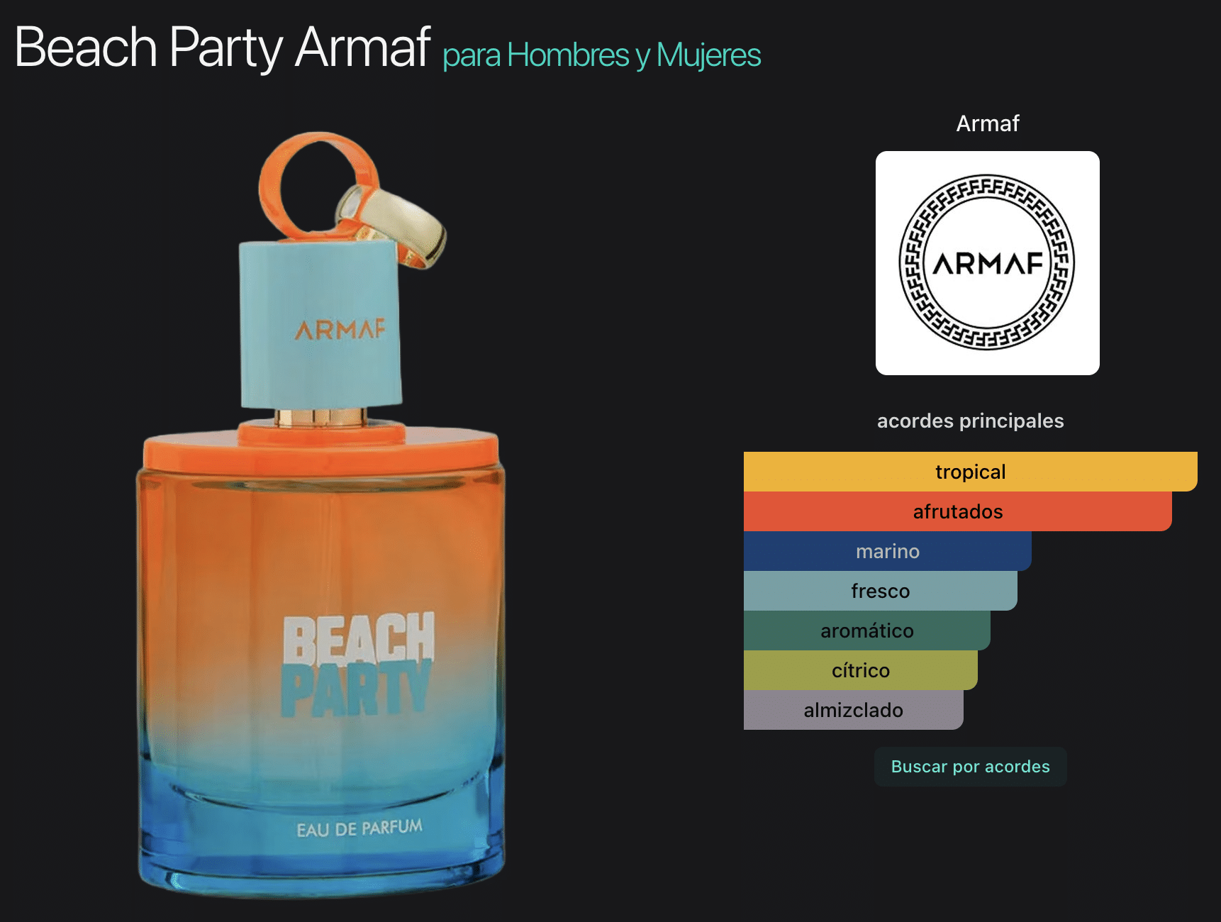 Beach Party 3.4oz Eau de Parfum 100 ML - Imagen 2