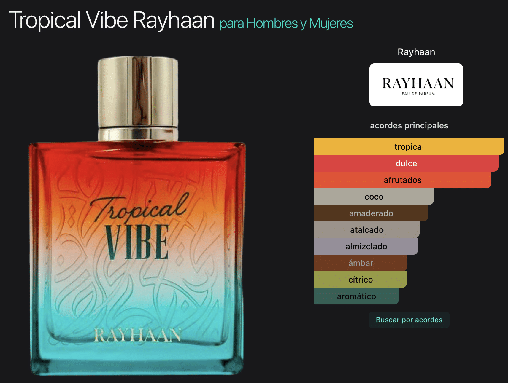 Tropical Vibe 3.4oz Eau de Parfum - Imagen 2