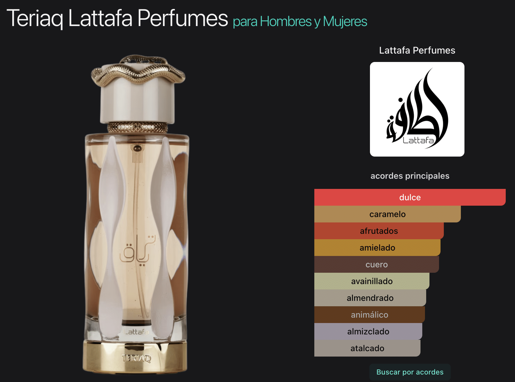 Teriaq 3.4oz Eau de Parfum - Imagen 2