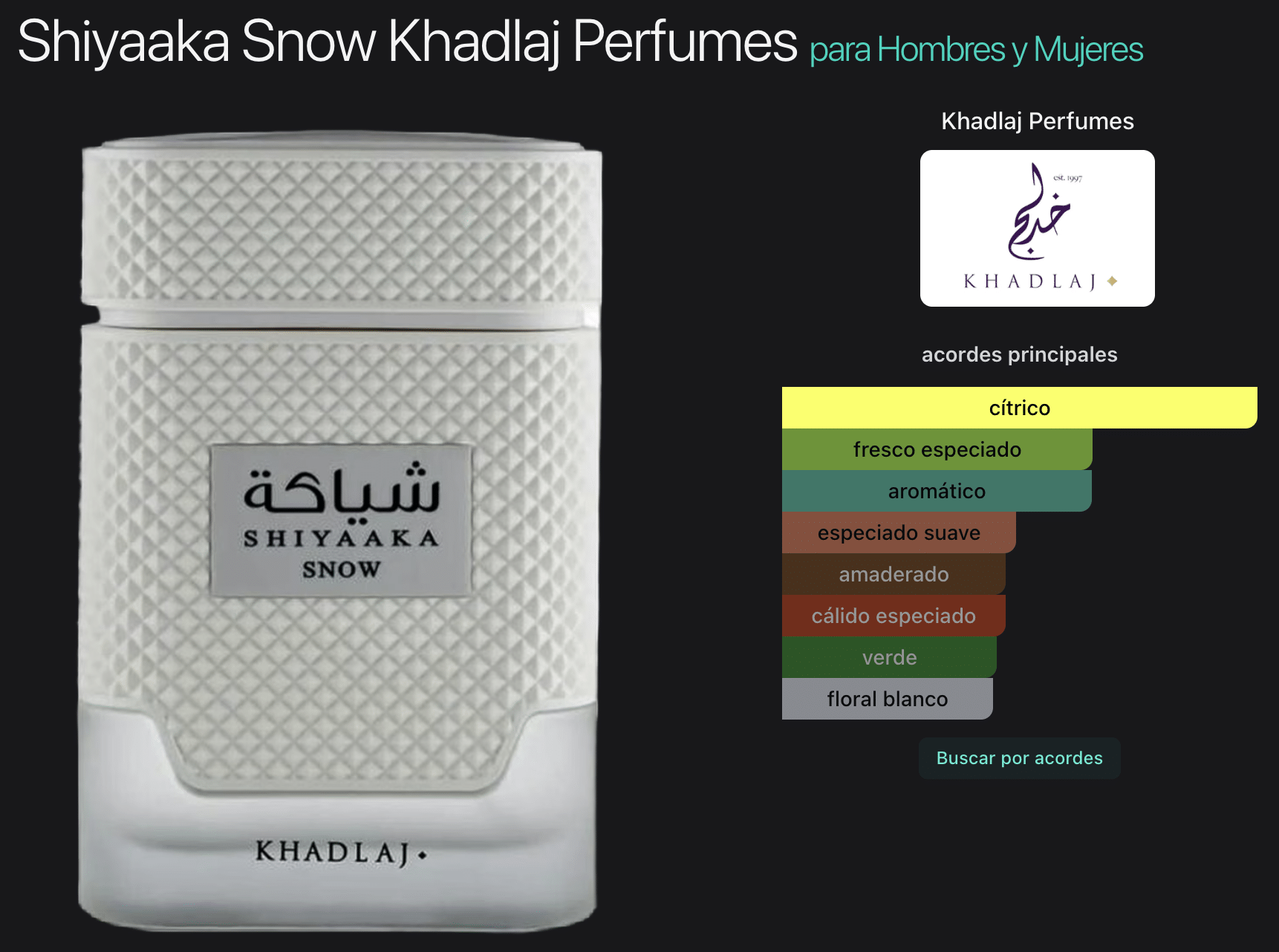 Snow Shiyaaka Special Edition 3.4oz Eau de Parfum - Imagen 2