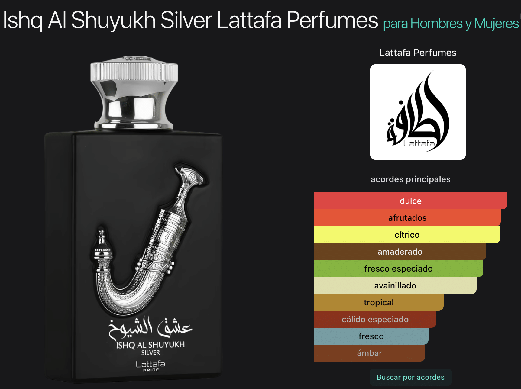 Pride Ishq Al Shuyukh SILVER 3.4oz Eau de Parfum - Imagen 2