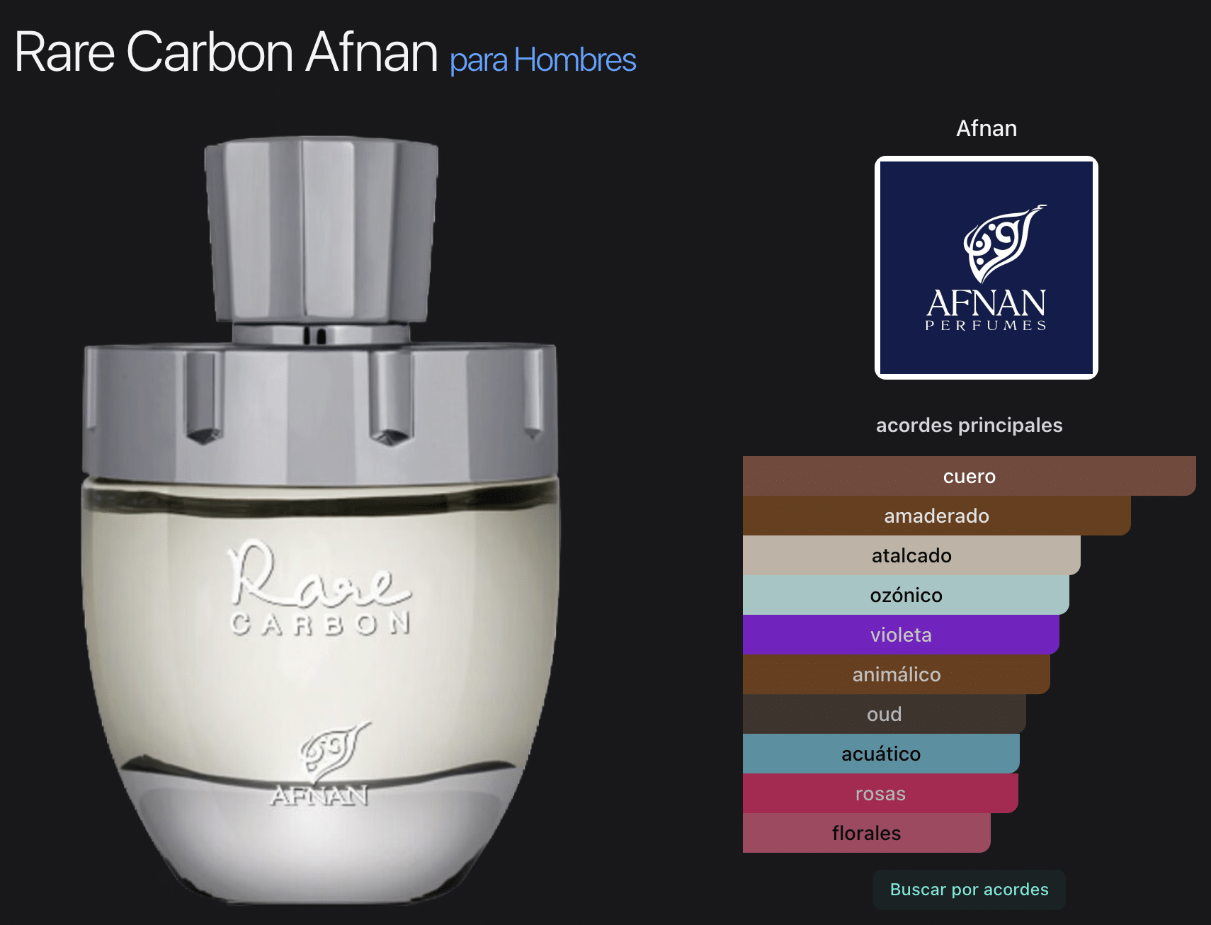 Rare Carbon 3.4oz Eau de Parfum for Men - Imagen 2