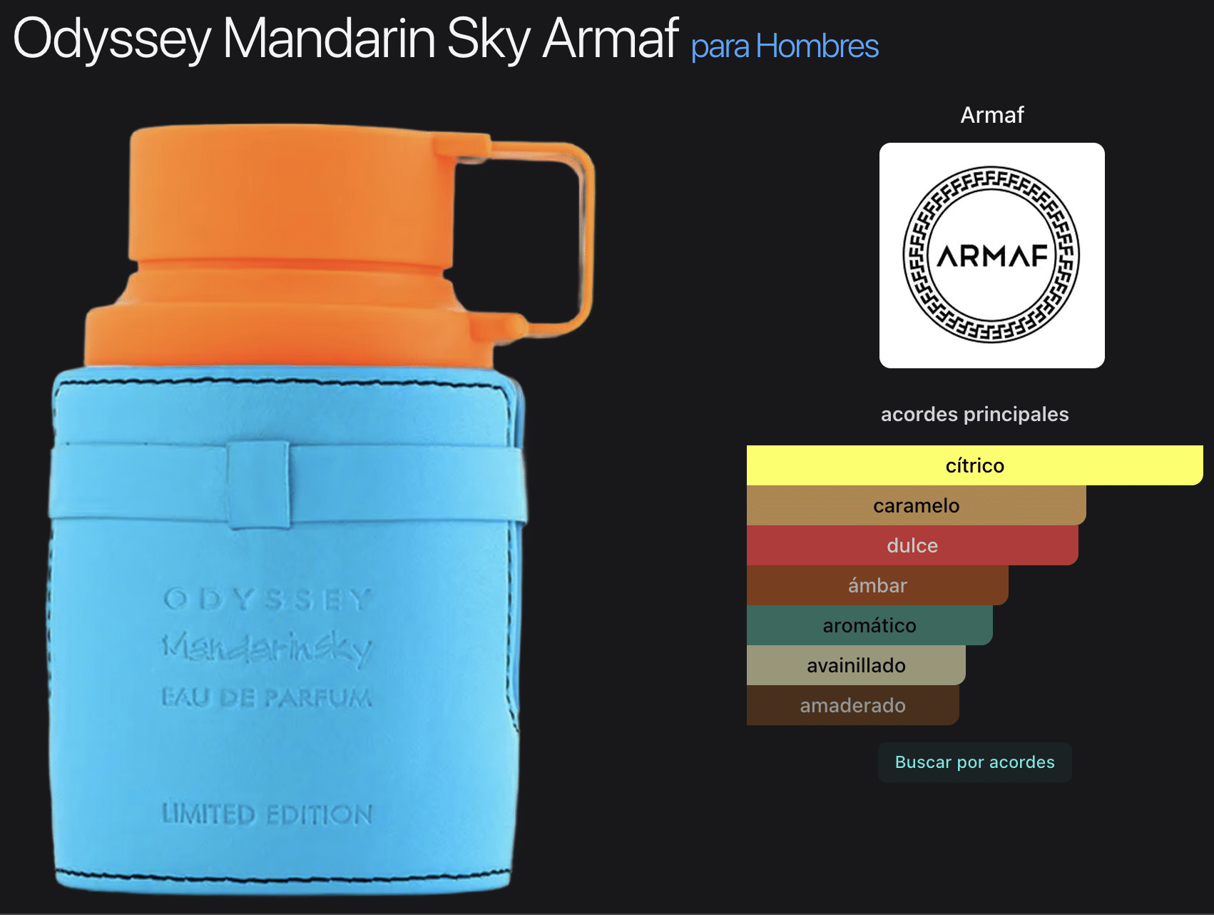 Odyssey Mandarin Sky 6.7oz Eau de Parfum - Imagen 2