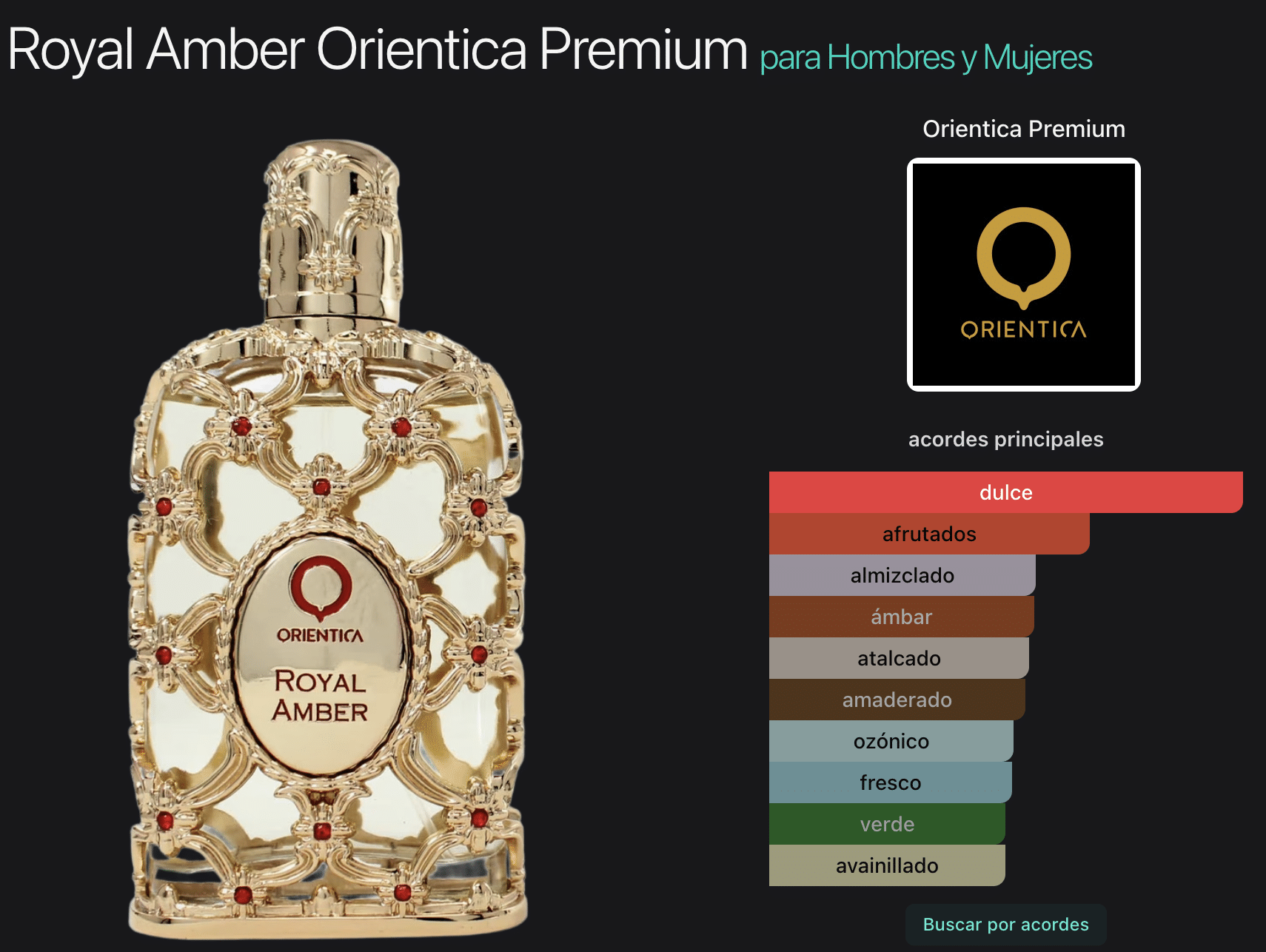 Orientica Royal Amber 2.7oz Eau de Parfum - Imagen 2