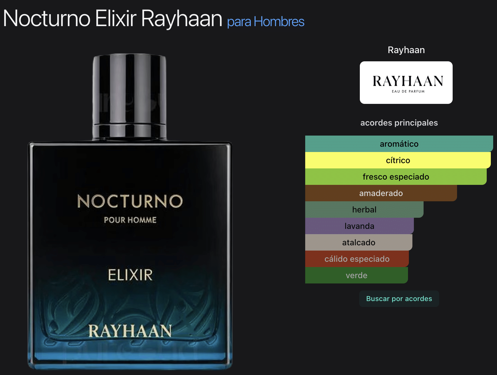 Nocturno Elixir 3.4oz Eau de Parfum - Imagen 2