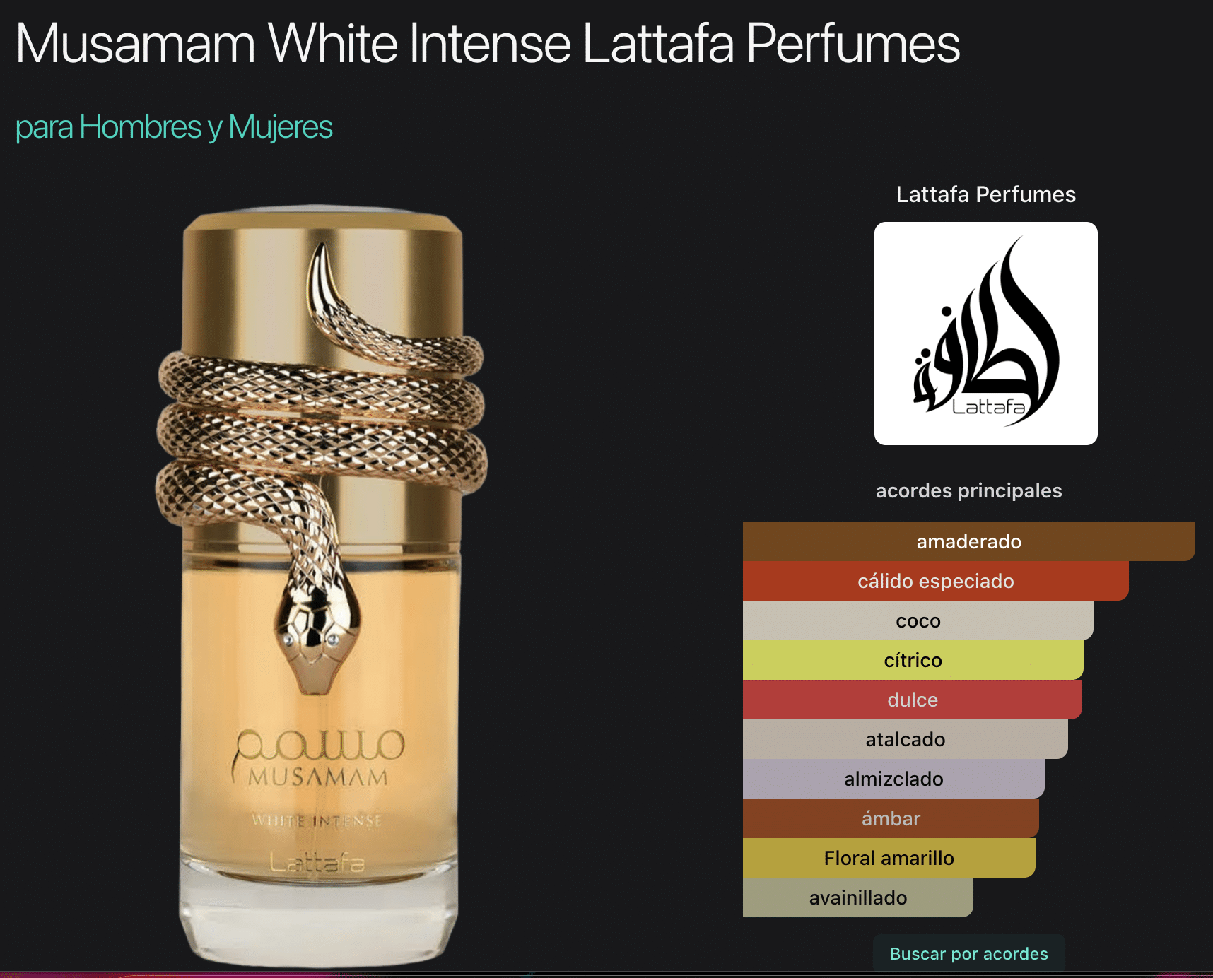 Musamam White Intense 3.4oz Edp - Imagen 2