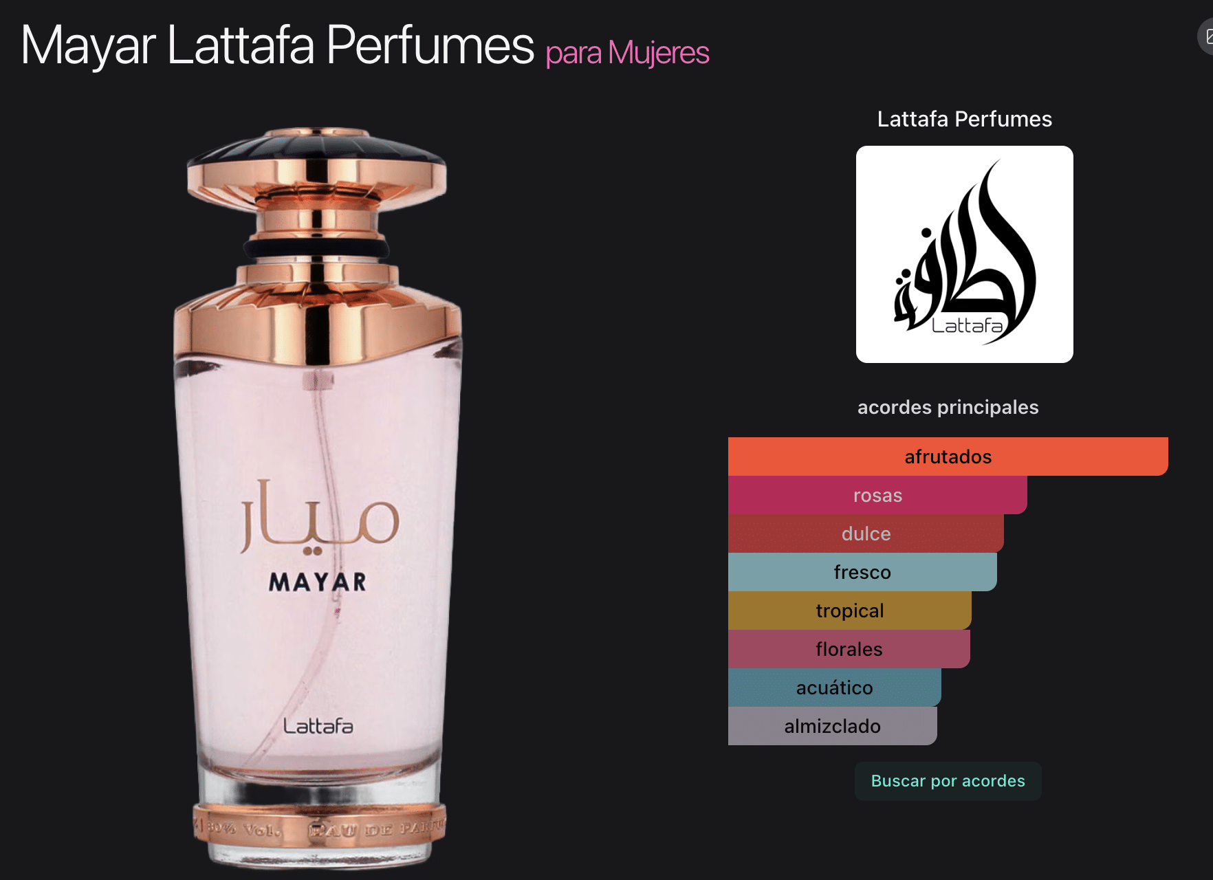 Mayar 3.4oz Eau De Parfum - Imagen 2