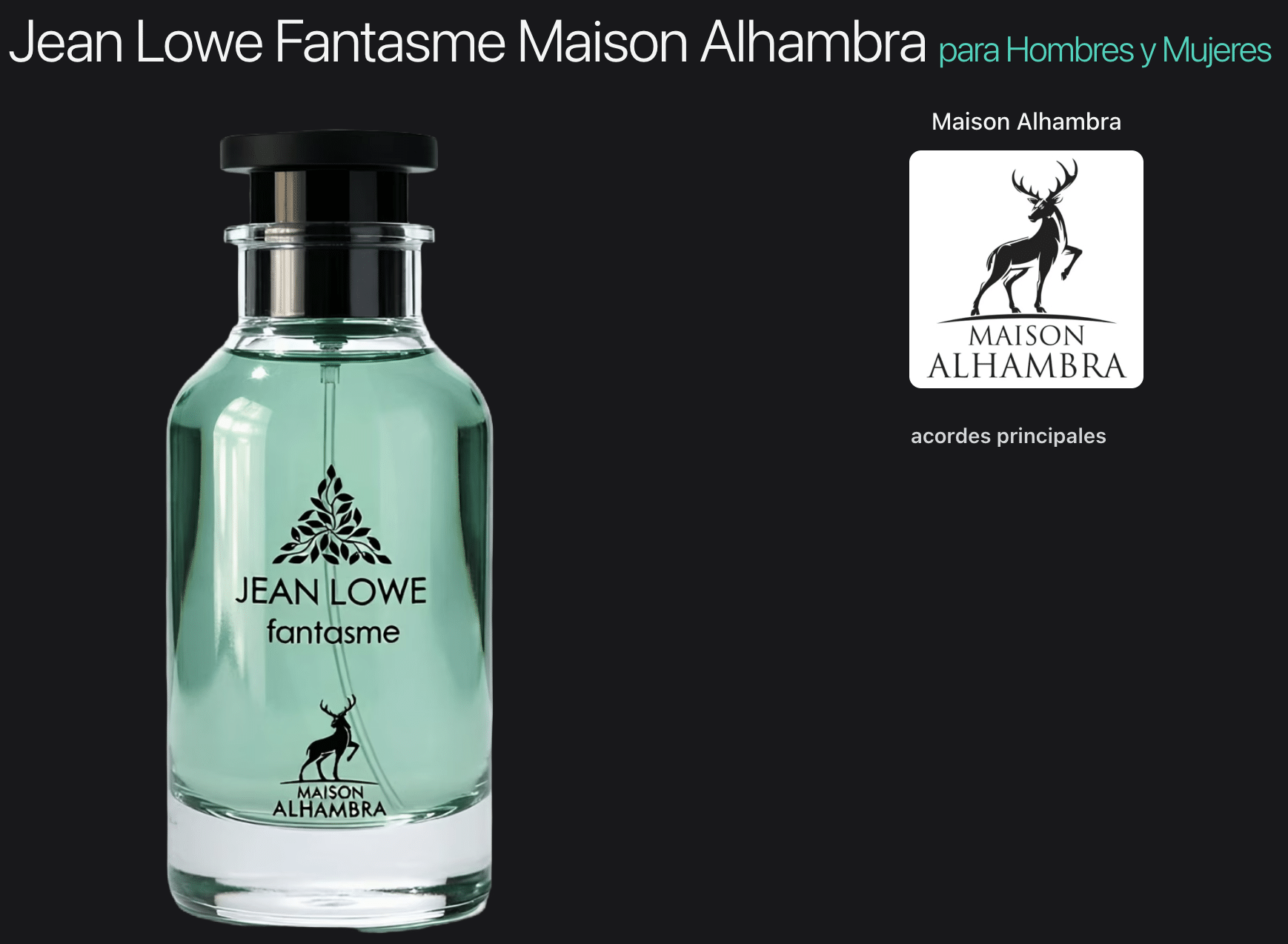 Fantasme 3.4oz EDP - Imagen 2