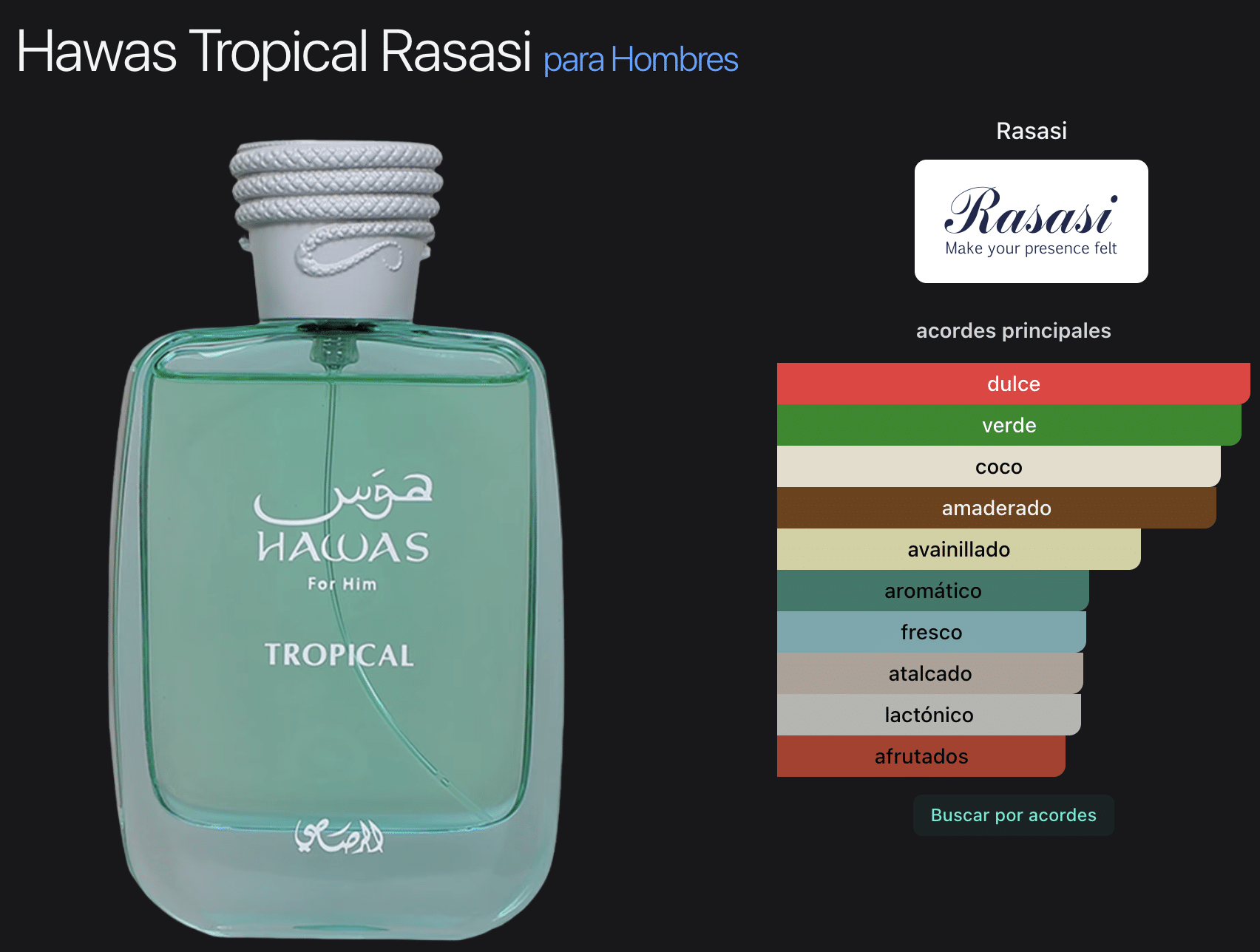 Hawas Tropical 3.4oz Eau de Parfum - Imagen 2