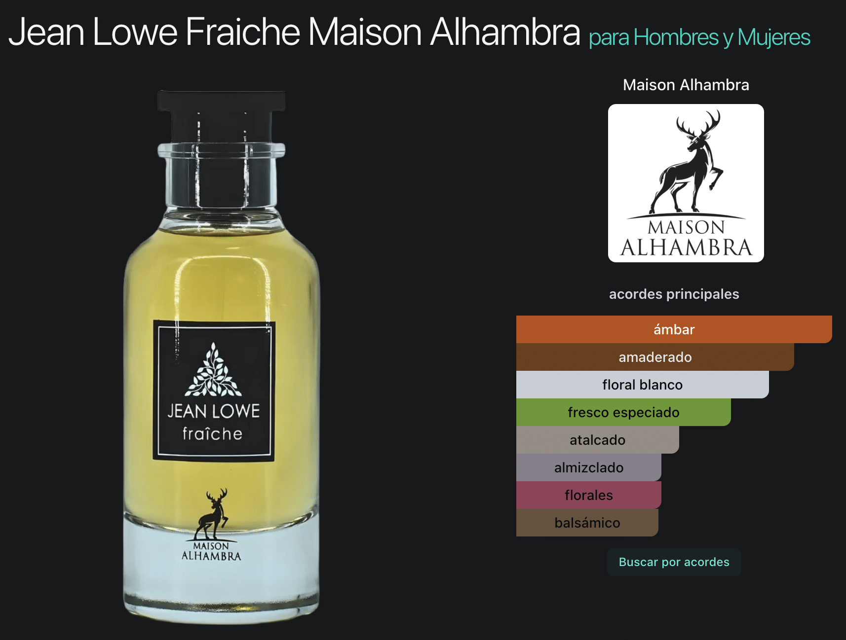 Fraiche 100ml EDP By Alhambra (Lattafa) INMORTEL - Imagen 2