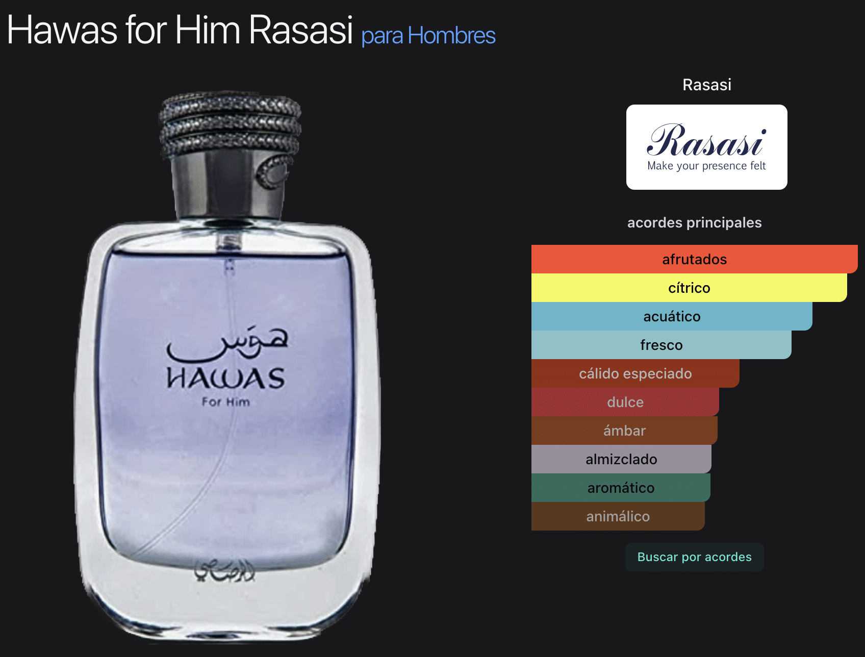 Hawas For Him Edp 100 Ml - Imagen 2