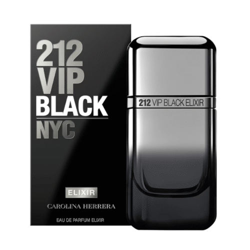 212 VIP Black Elixir 3.4oz Edp for Men by Carolina Herrera