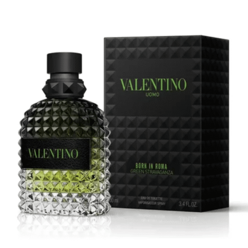 Men's Born in Roma Green Stravaganza EDT Spray 3.4 oz Fragrances