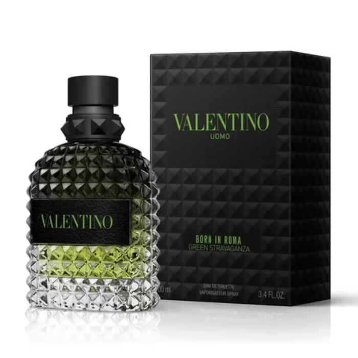 Men's Born in Roma Green Stravaganza EDT Spray 3.4 oz Fragrances