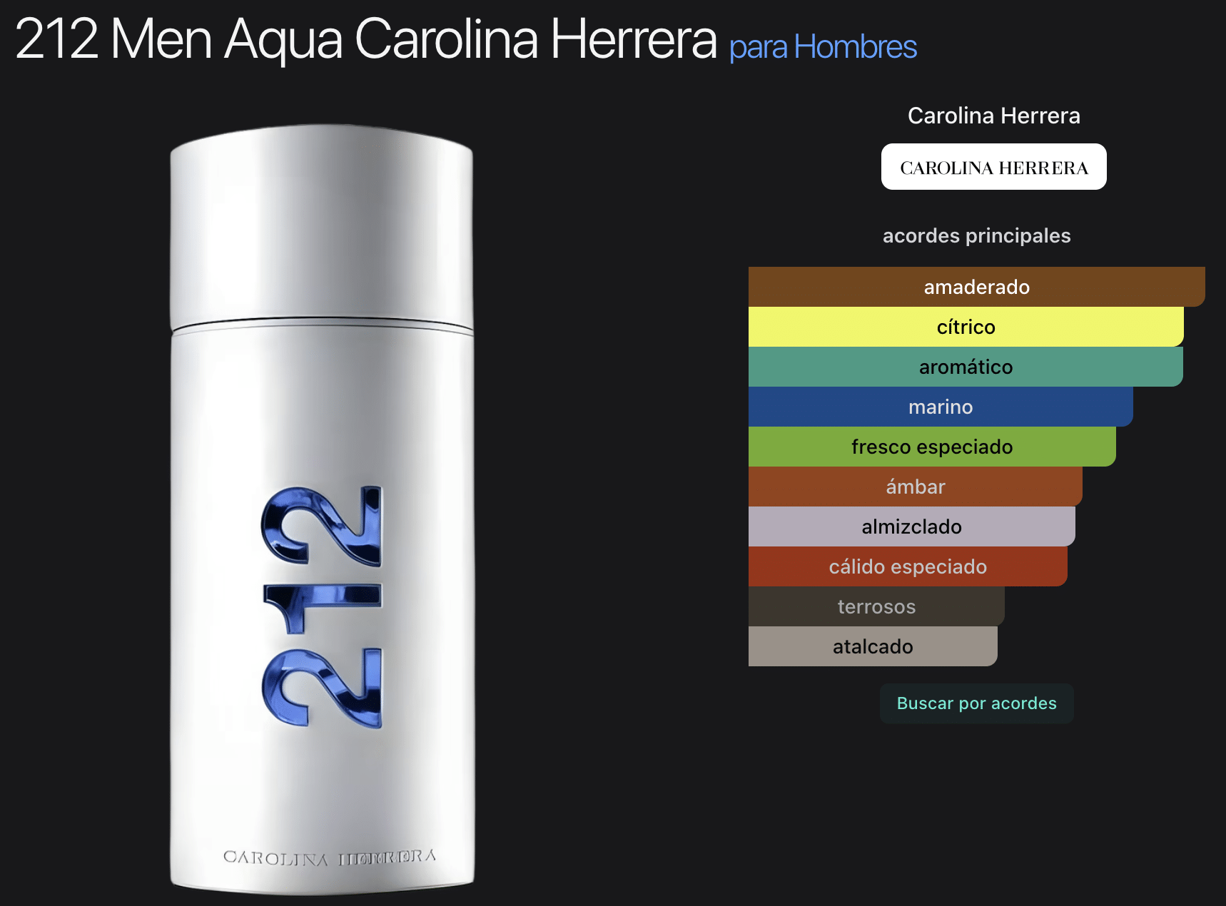 212 By Carolina Herrera 3.4oz Eau De Toilette For Men - Imagen 2
