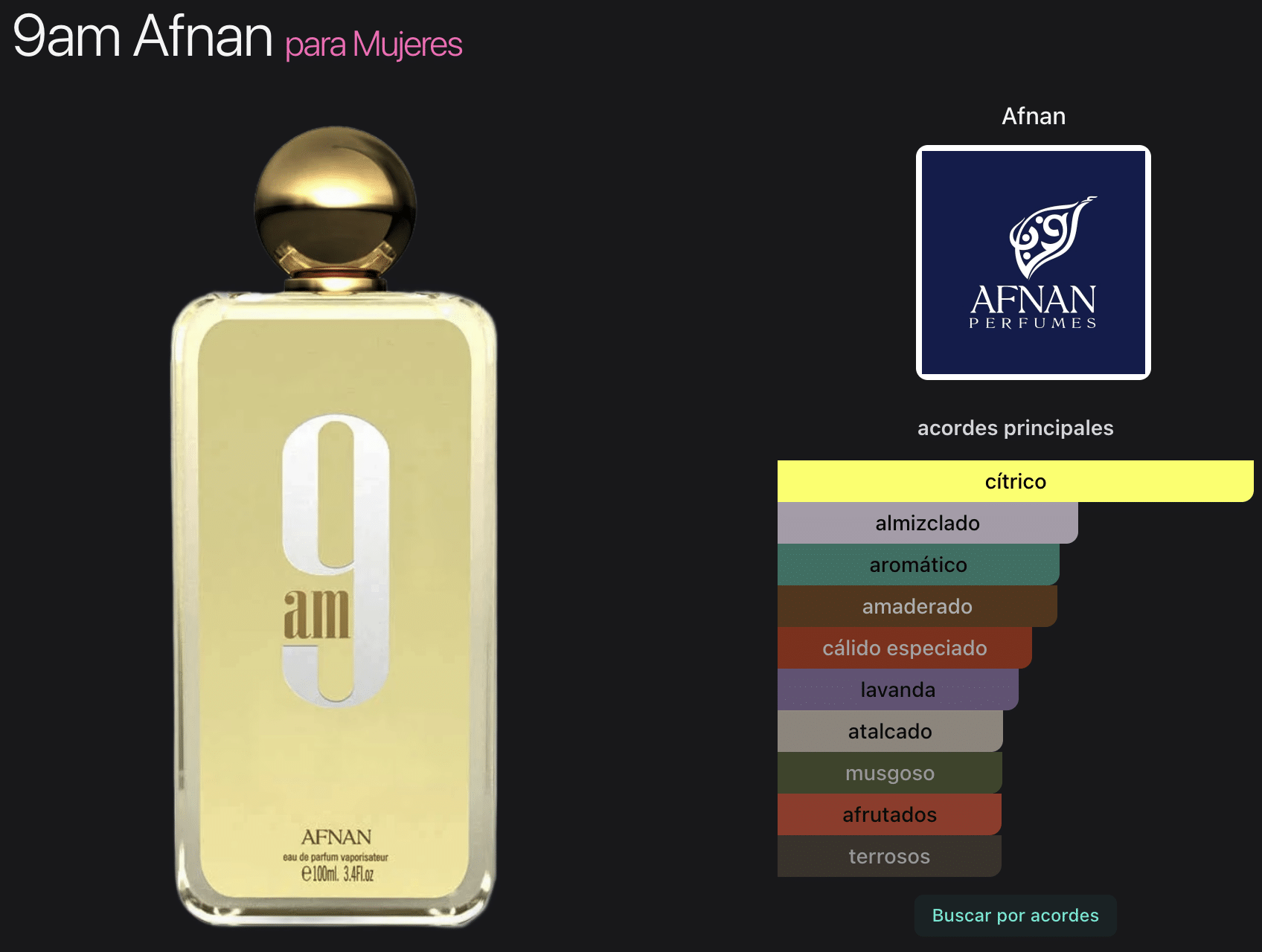 Afnan 9AM 3.4oz Eau De Parfum for Men - Imagen 2