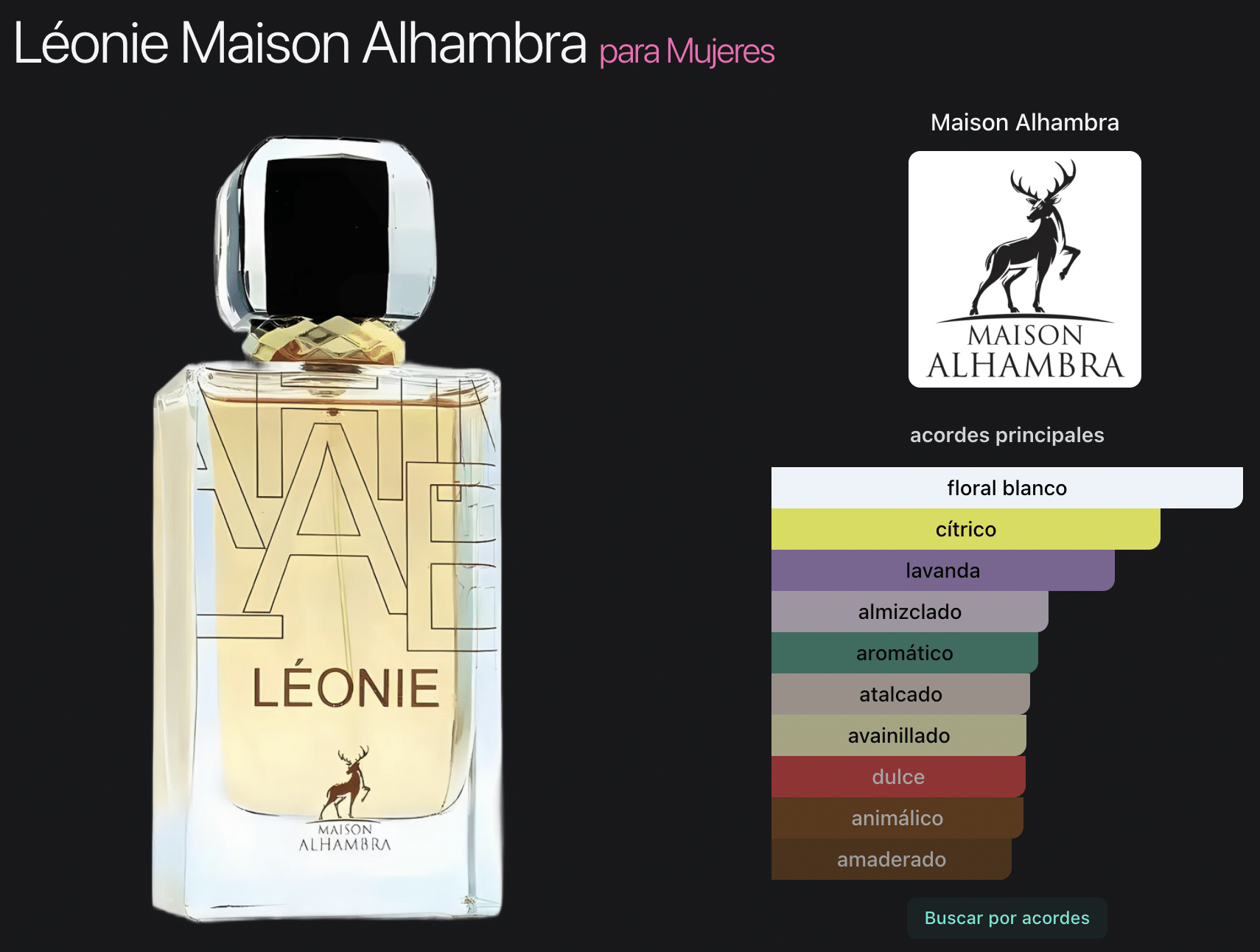 Al Hambra Leonie 3.4oz Eau de Parfum - Imagen 2