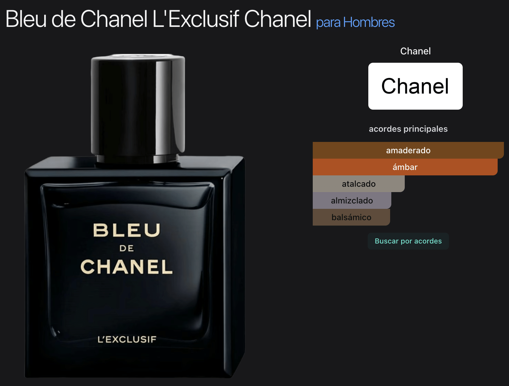 Bleu L'Exclusif by Chanel 3.4oz Parfum for Men - Imagen 2