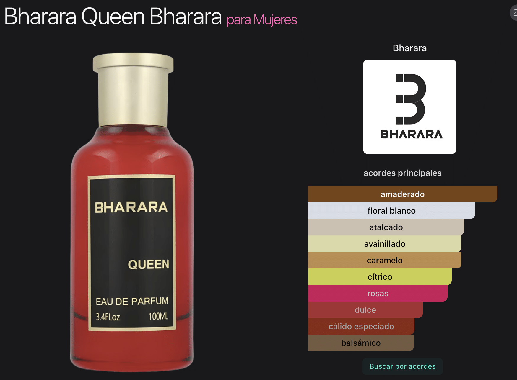 Ladies Bharara Queen EDP Spray 100 ML - Imagen 2