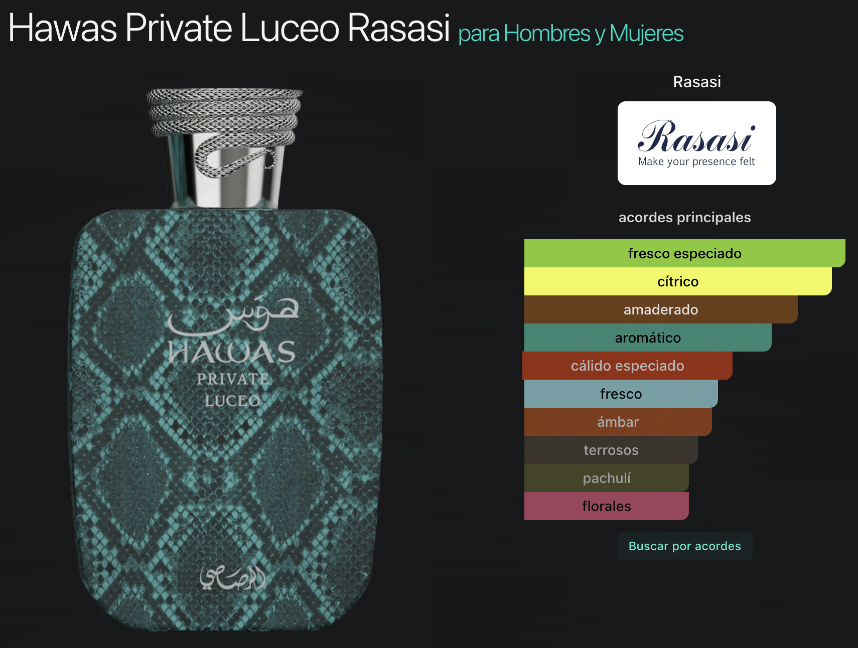 Hawas Private Luceo 3.4oz Eau de Parfum - Imagen 2