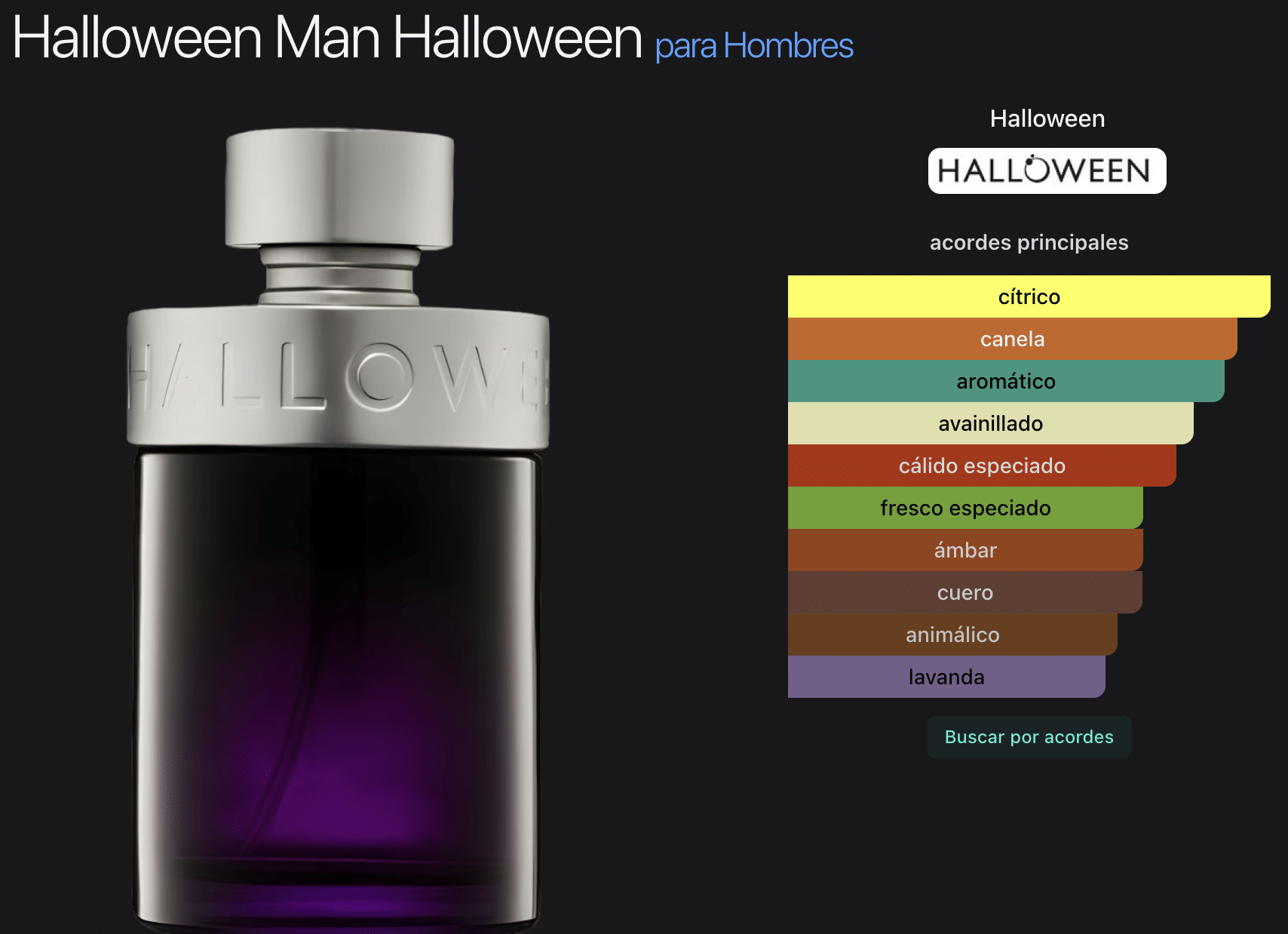 Halloween Man 6.7oz Eau de Toilette for Men - Imagen 2