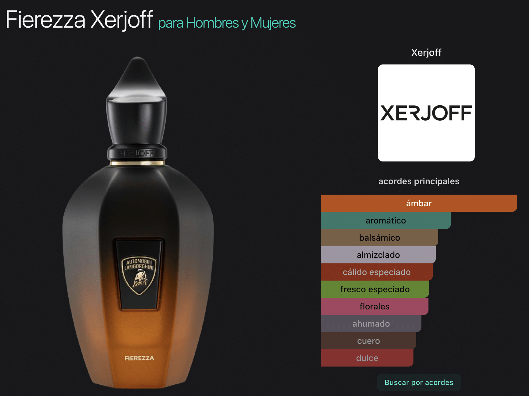 Xerjoff Automobili Lamborghini Fierezza 100 ml Parfum - Imagen 2