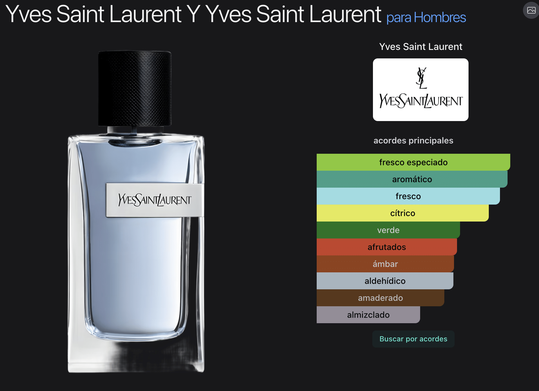 YSL "Y" 3.3oz Eau de Parfum for Men - Imagen 2