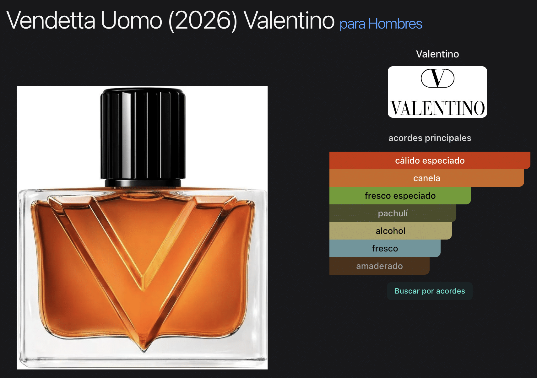 VALENTINO Vendetta Uomo Eau de Parfum, 3 oz. - Imagen 4