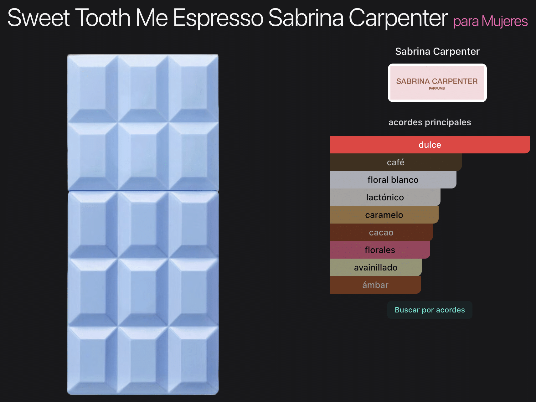 Sweet Tooth Me Espresso 2.5oz Edp By Sabrina Carpenter - Imagen 2