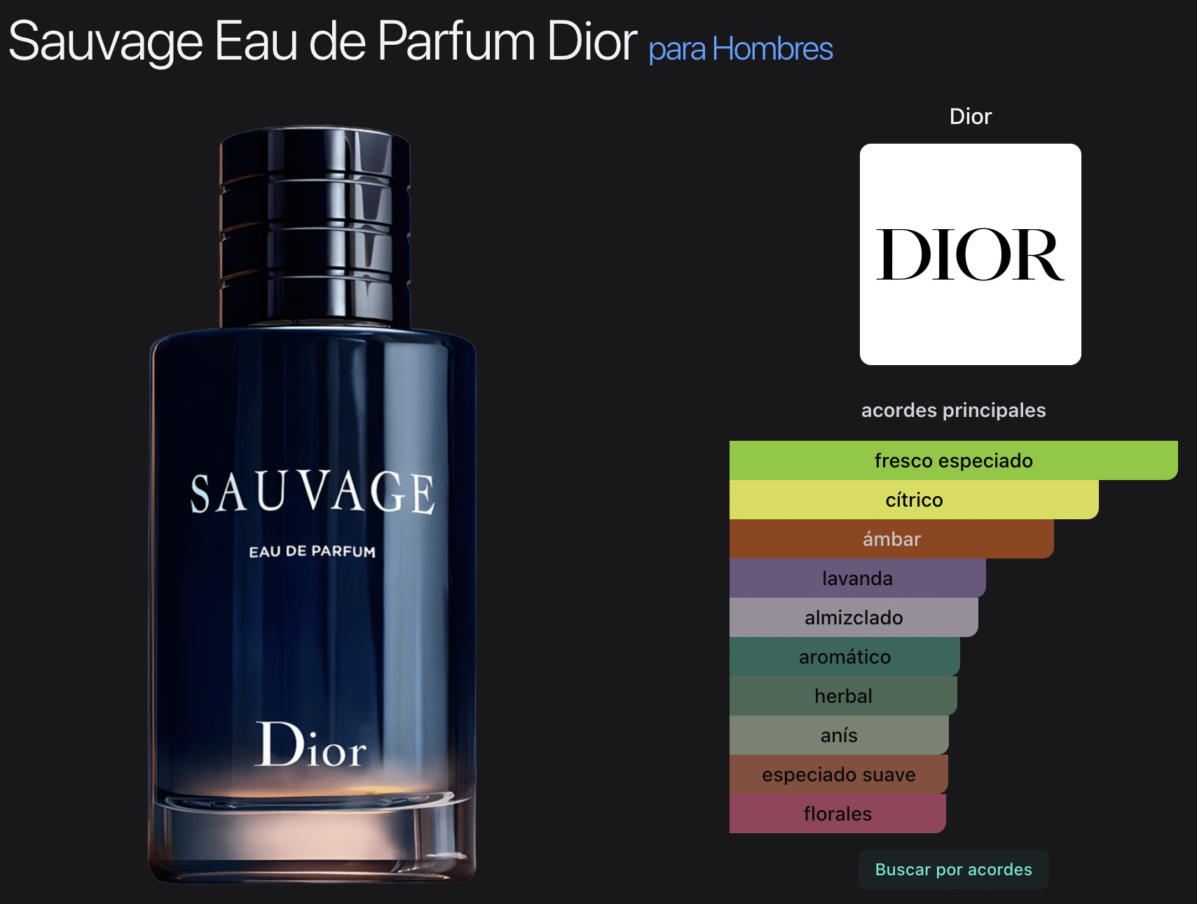 Sauvage 3.4oz Eau de Parfum Dior - Imagen 2