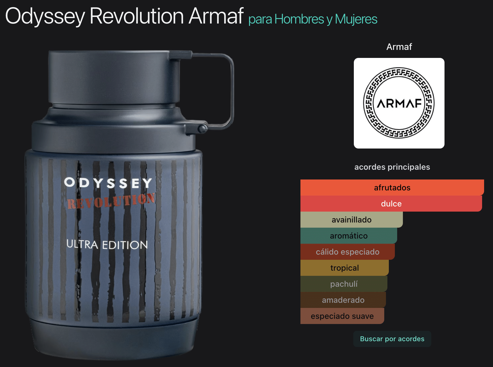 Odyssey Revolution Ultra Edition 3.4oz Edp for Men - Imagen 2