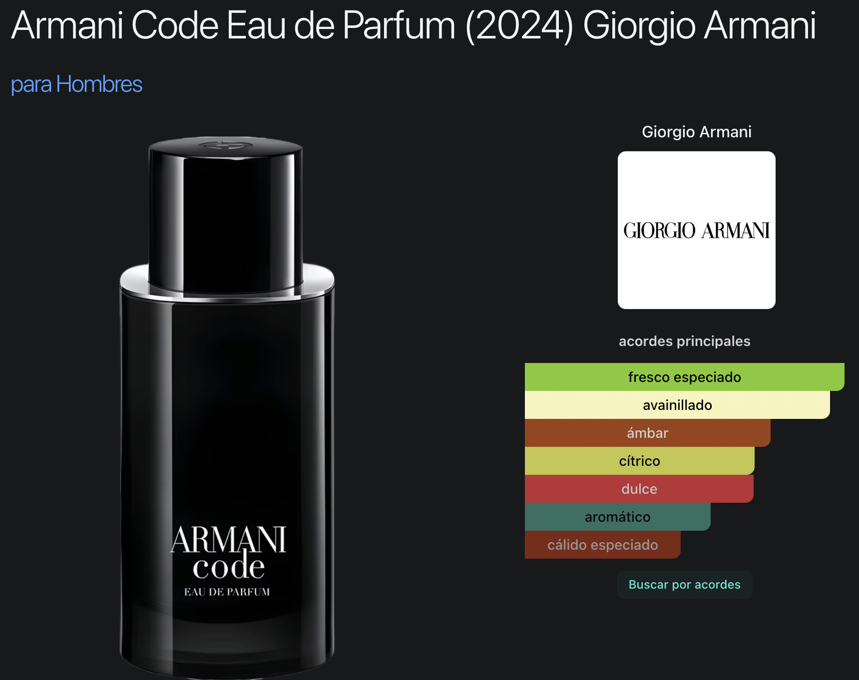 Men's Armani Code EDP 4.2 oz Fragrances - Imagen 2