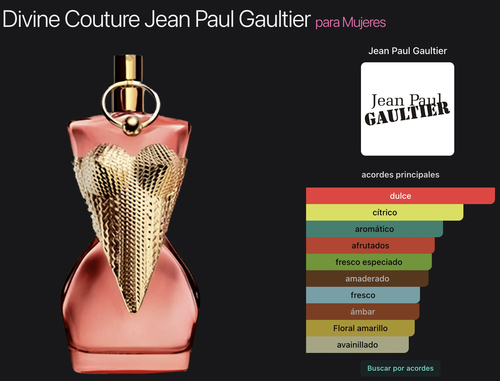 Gaultier Divine Couture 3.4oz Eau de Parfum - Imagen 2