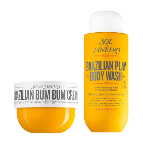 Sol de Janeiro Brazilian Bum Bum Cream 1.7 oz/50 ml + Brazilian 4 Play Shower Cream-Gel 3 oz/90 ml
