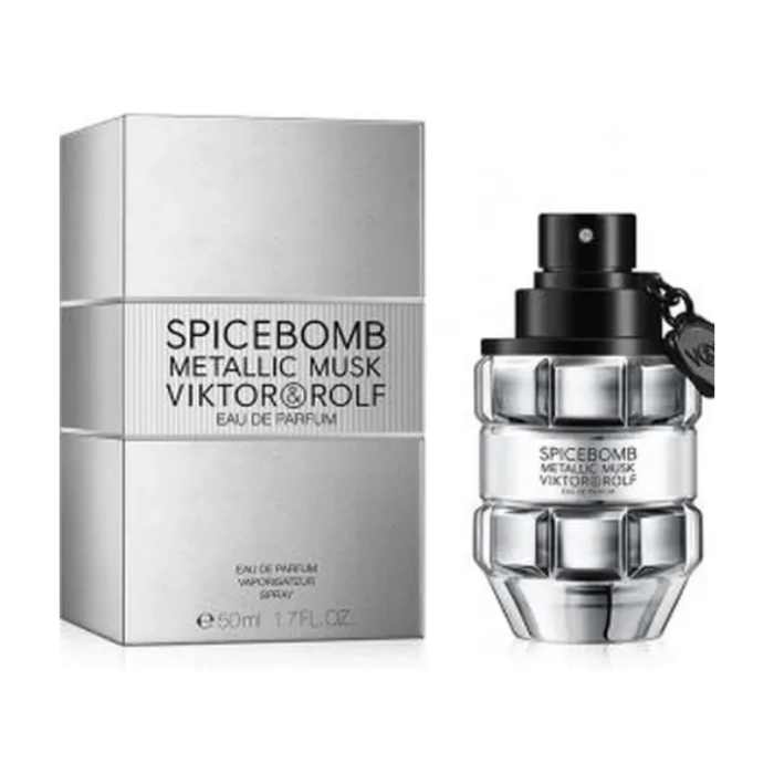 Spicebomb Metallic Musk 3.0oz Eau de Parfum for Men By Viktor Rolf