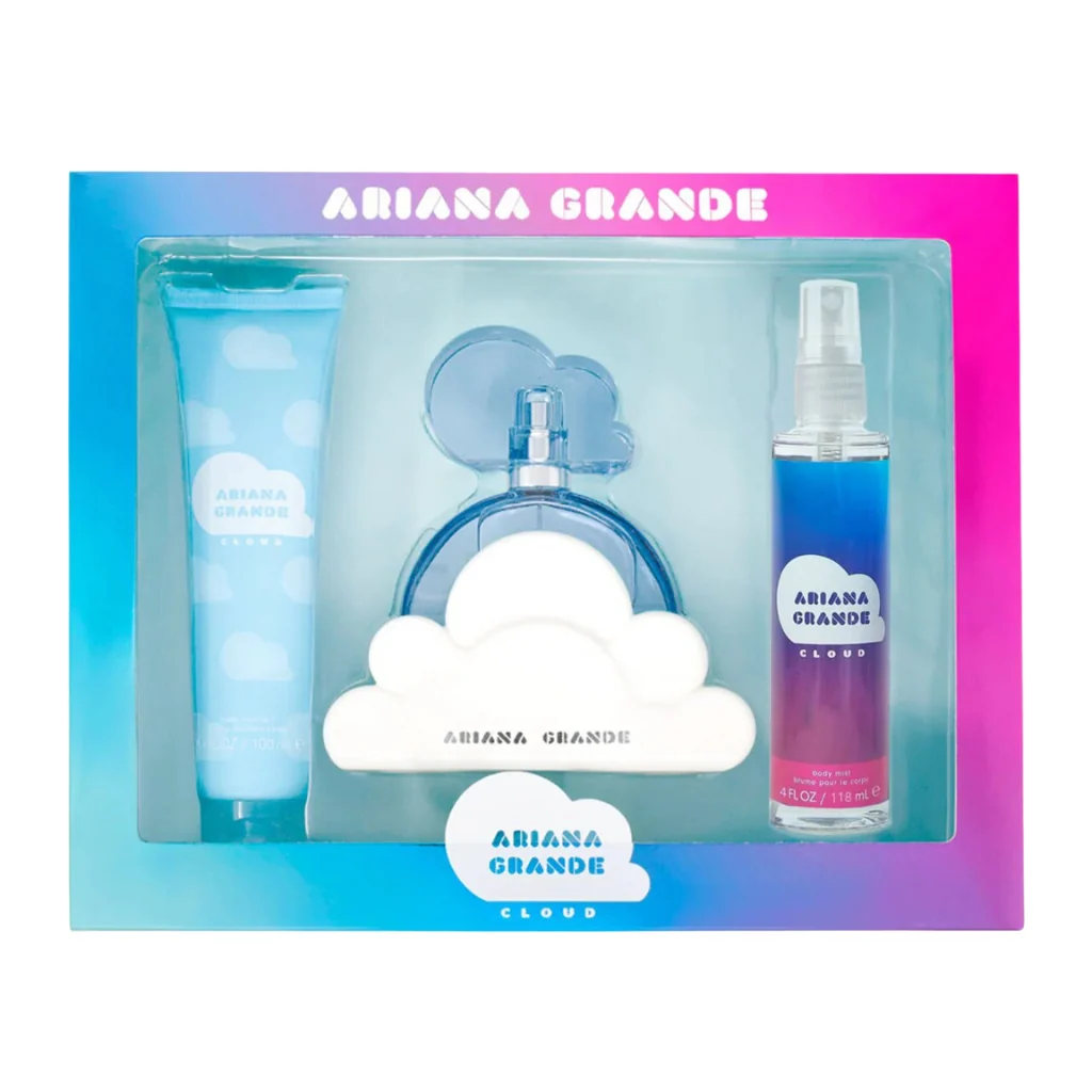 Cloud by Ariana Grande Set 3.4 oz EDP + Body Lotion + Body Mist
