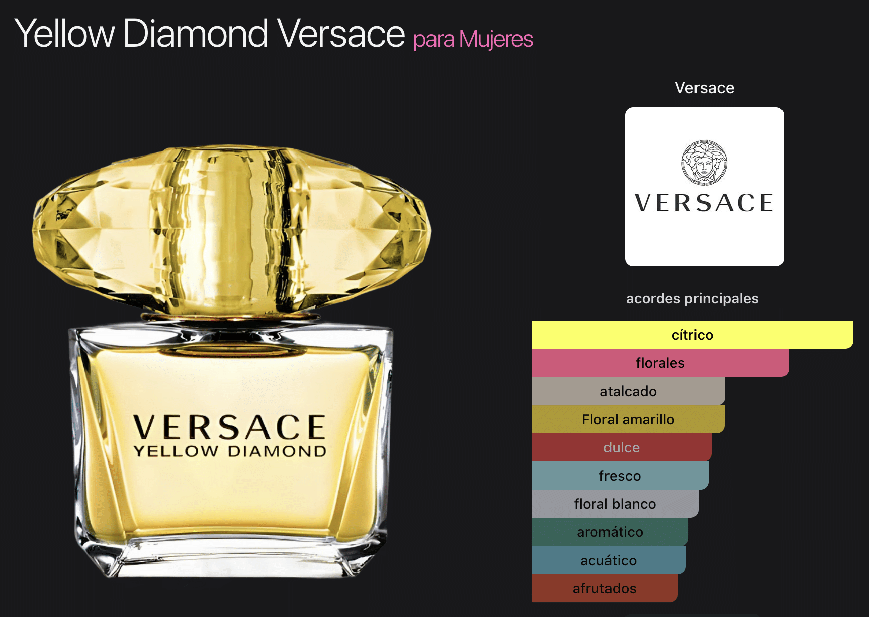 Yellow Diamond by Versace 3.0oz/90ml Eau de Toilette Natural Spray - Vaporisateur - Imagen 2