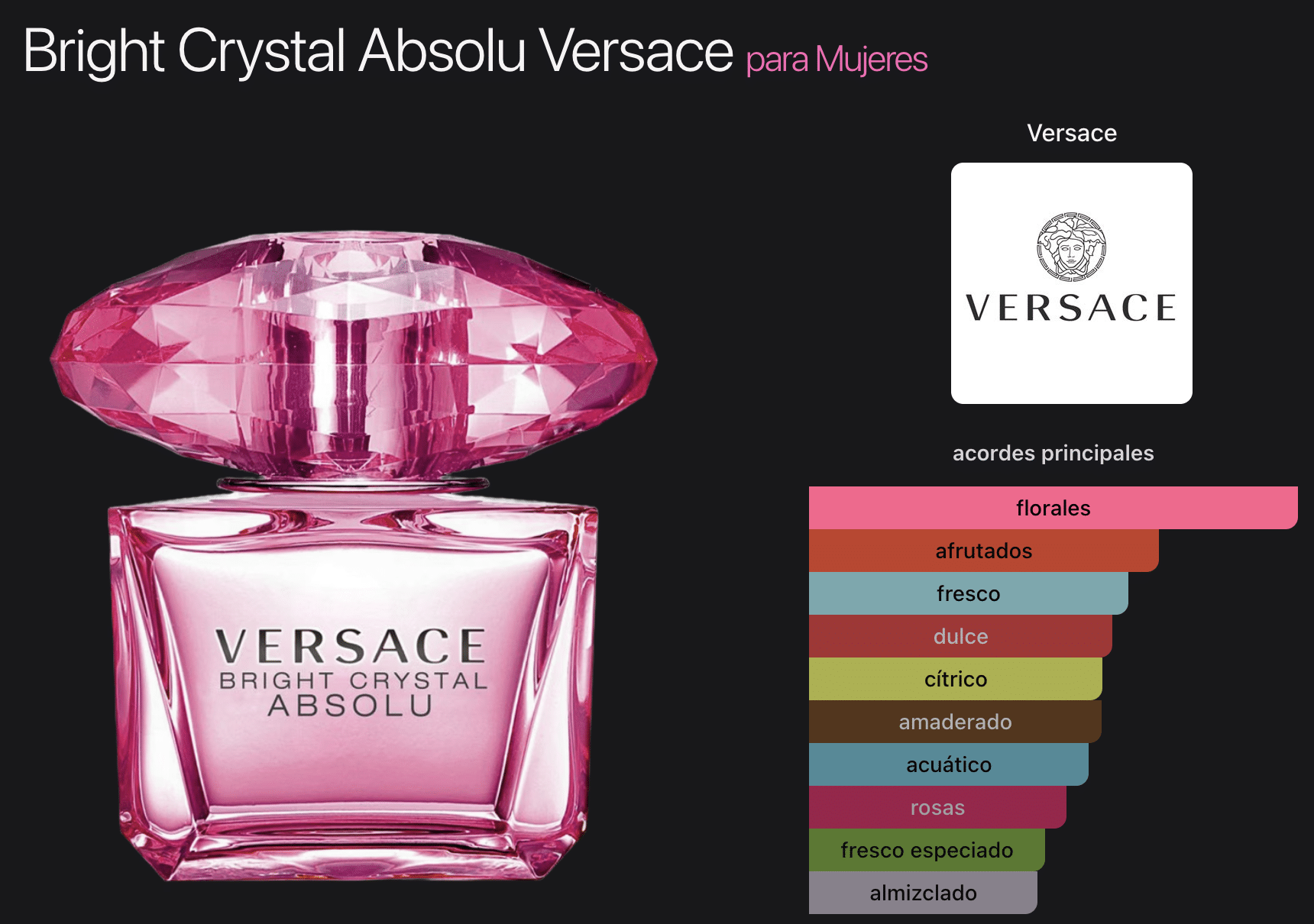 Bright Crystal Absolu by Versace 3.0oz Eau de Parfum for Women - Imagen 2