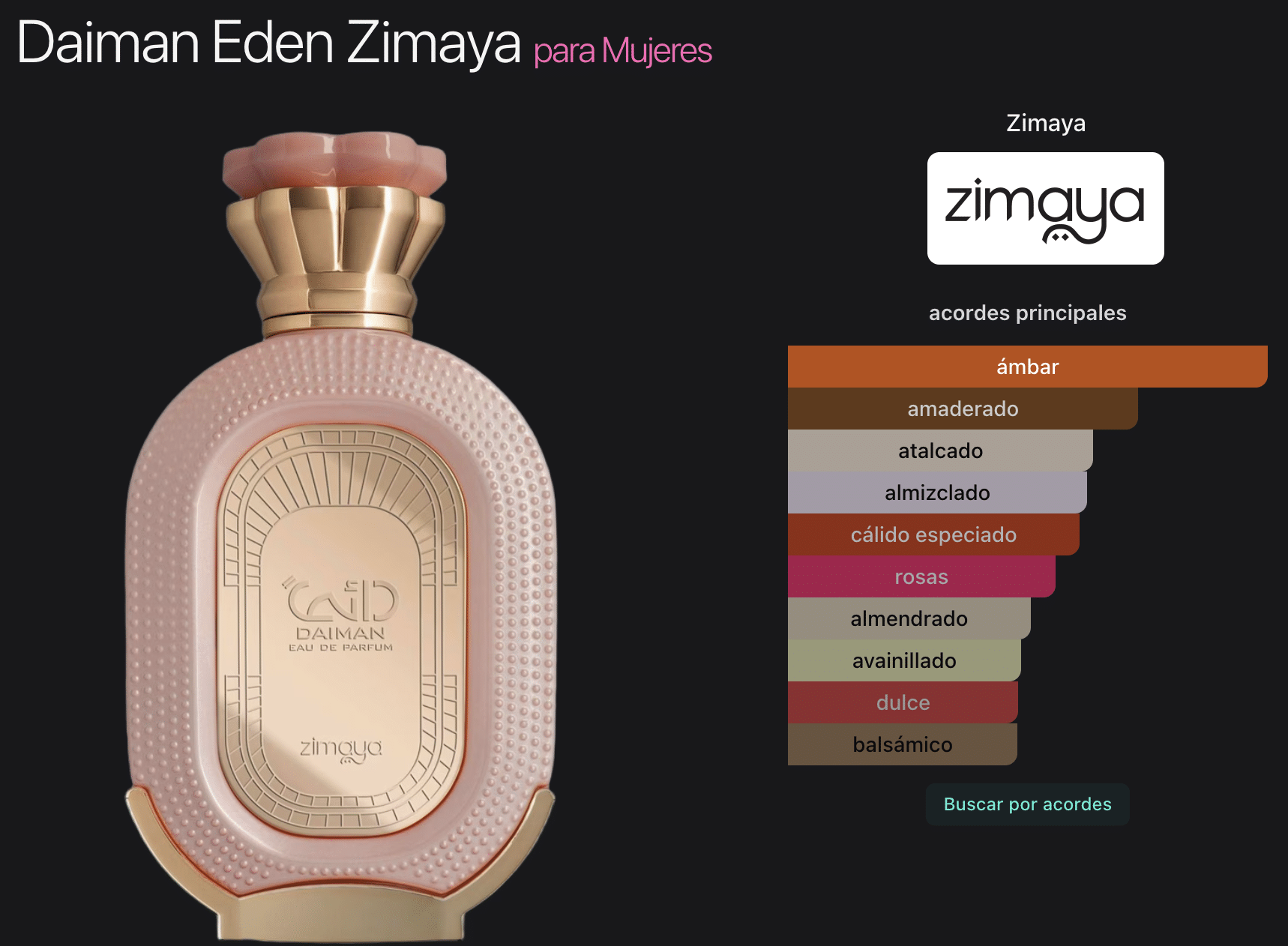 Zimaya Daiman Eden 3.4oz Edp By Afnan - Imagen 2