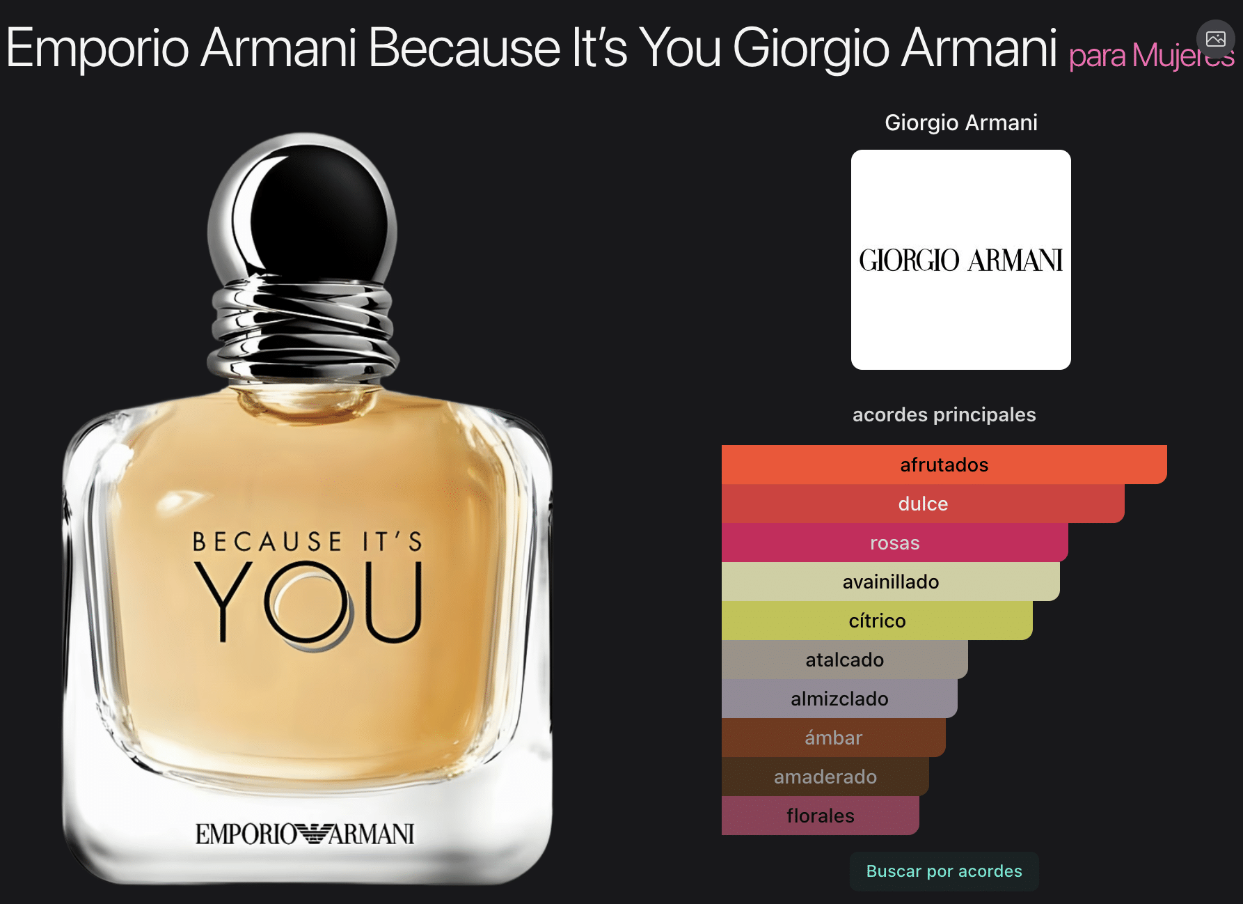 Emporio Because Its You / EDP Spray 100 ml - Imagen 2