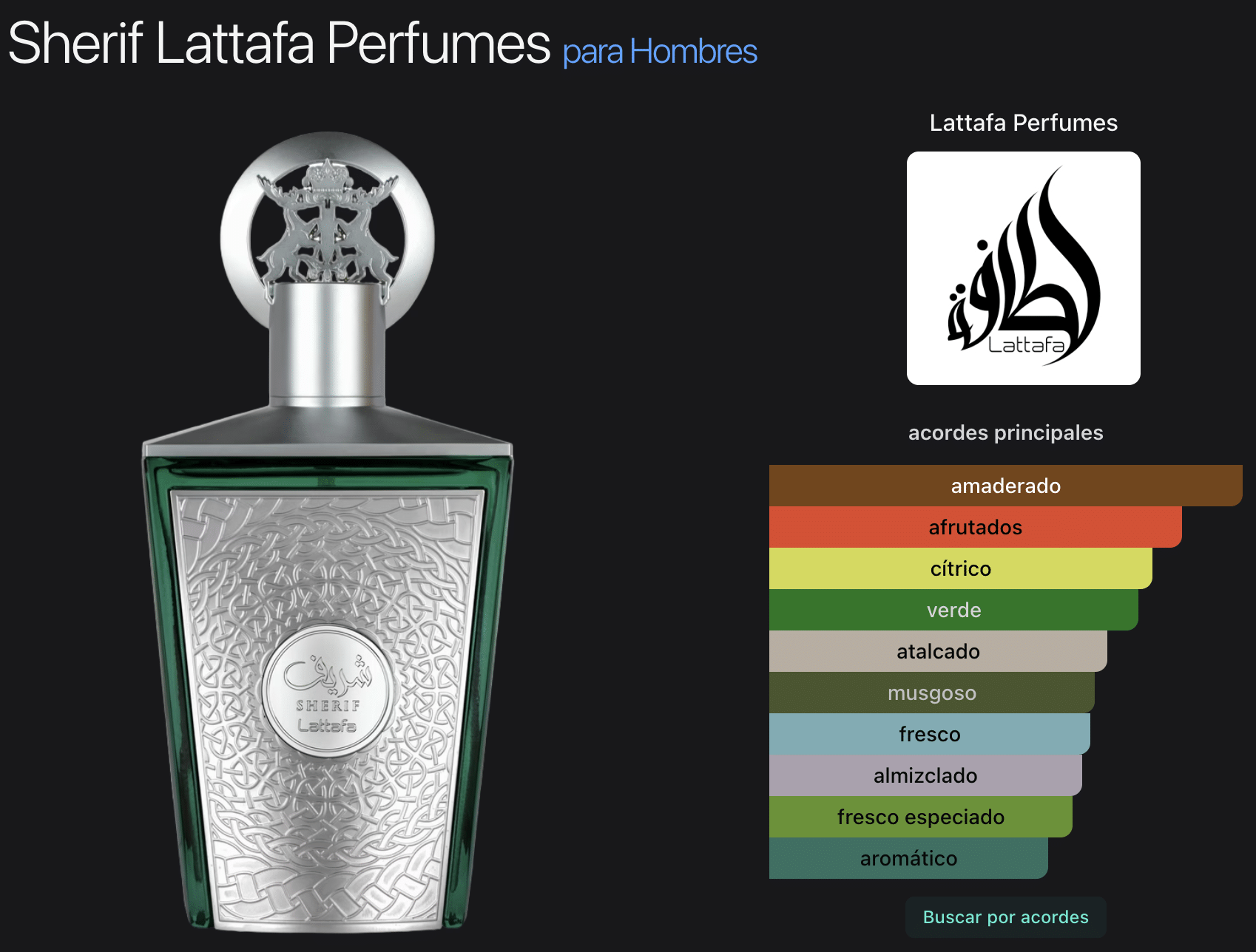 Men's Sherif EDP Spray 100 ML - Imagen 2
