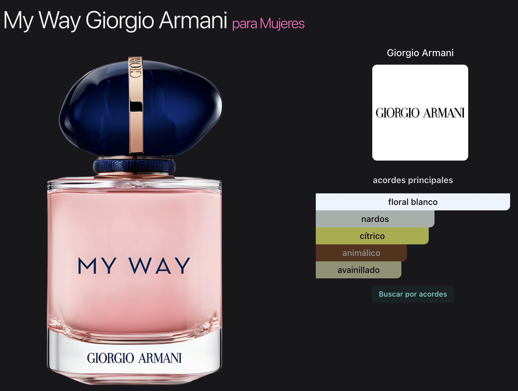 Armani My Way 90 ML Eau de Parfum - Imagen 2